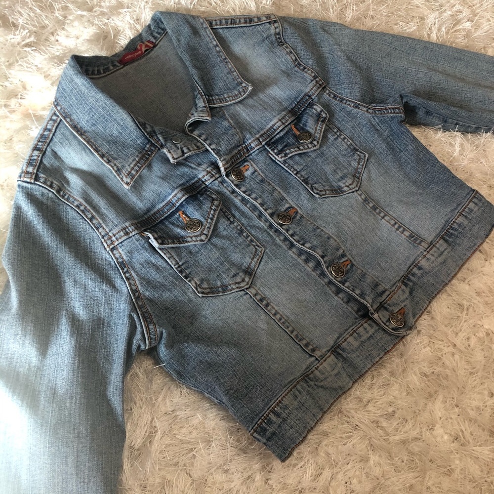 Midriff Jean Jacket